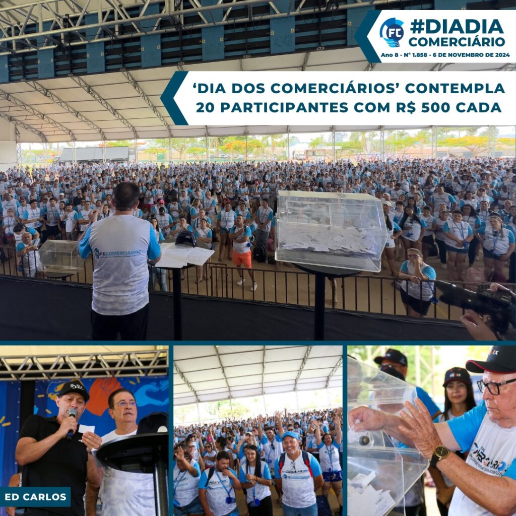 “Dia dos Comerciários” Contempla 20 Participantes com R$ 500 cada